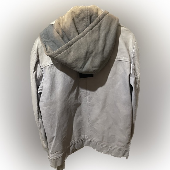 Men’s Lamarque Hooded Genuine Leather Jacket - Picture 2 of 10